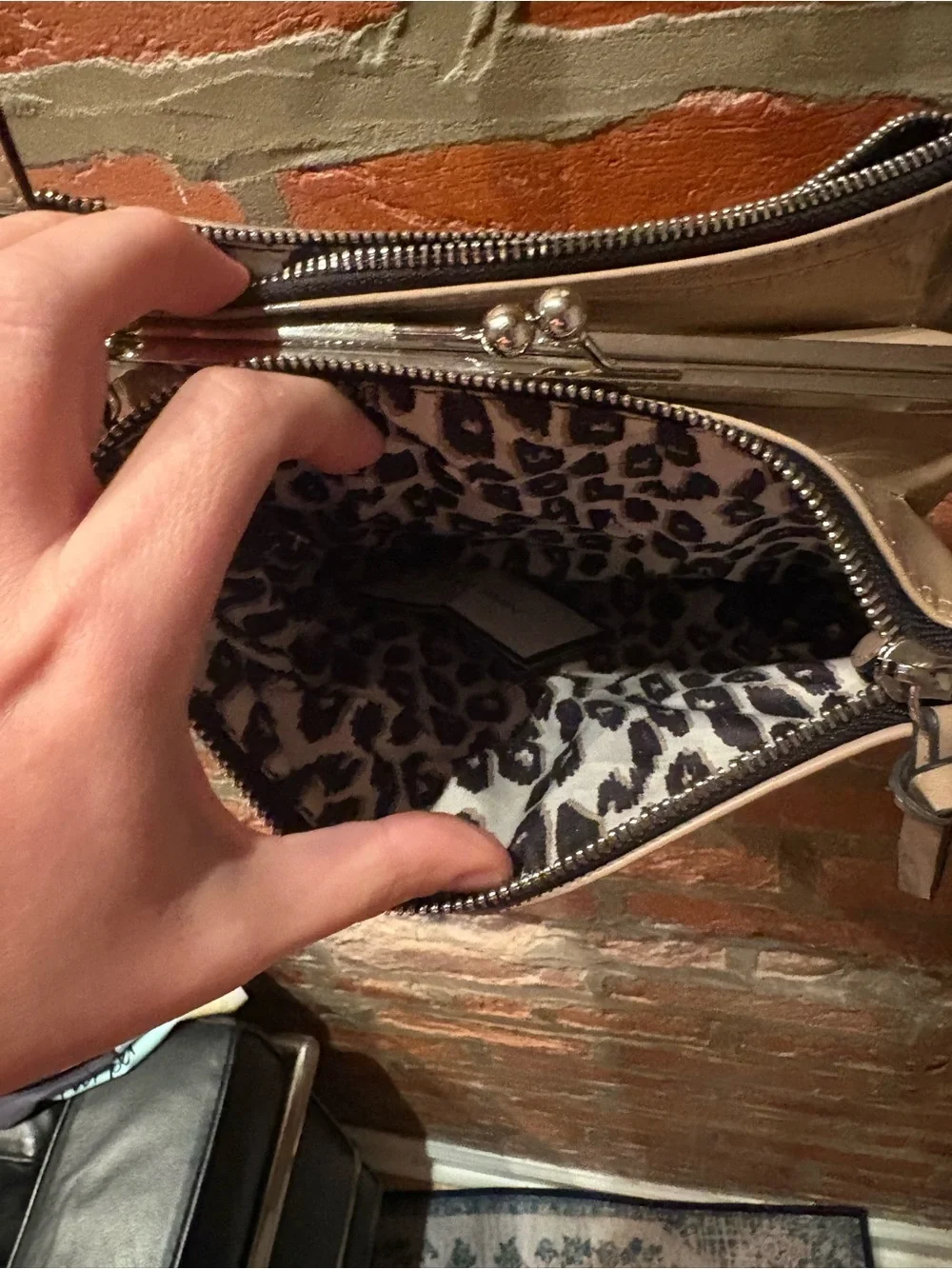 Nine West Beige Crossbody Bag